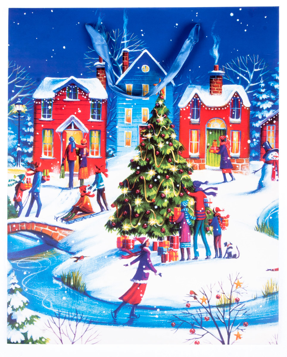 Flexio Taška dárková Xmas L 209895 1 ks