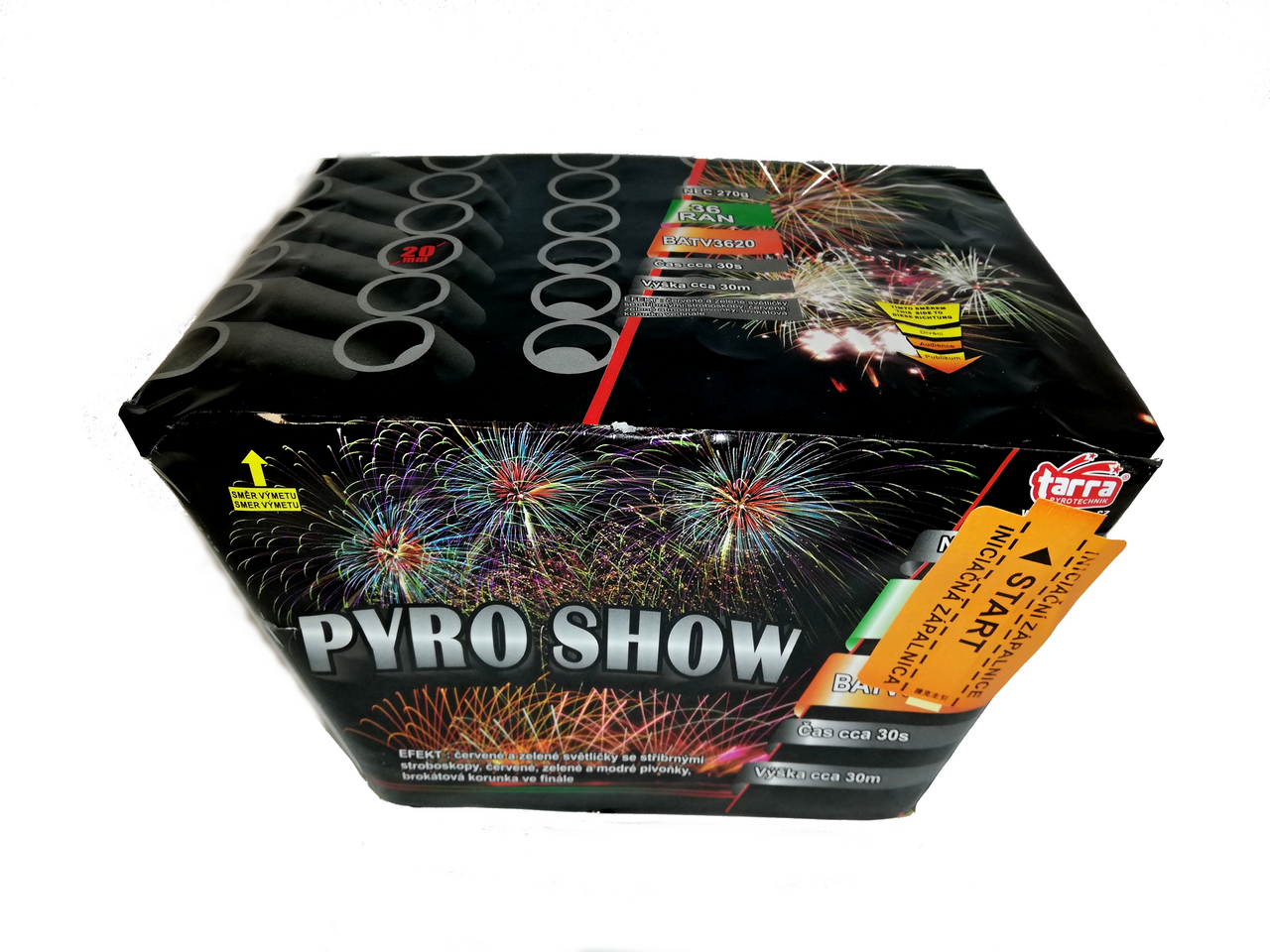 Pyro/ Storm/ Fire/ Happy  36 ran baterie výmetnic 1 ks