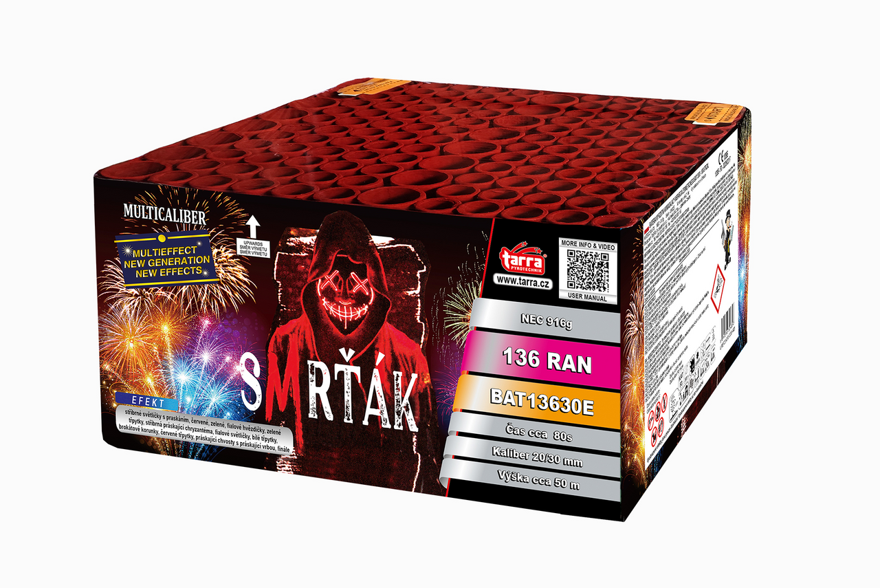 Killer Clown/ Smrťák 136 ran baterie výmetnic 1 ks