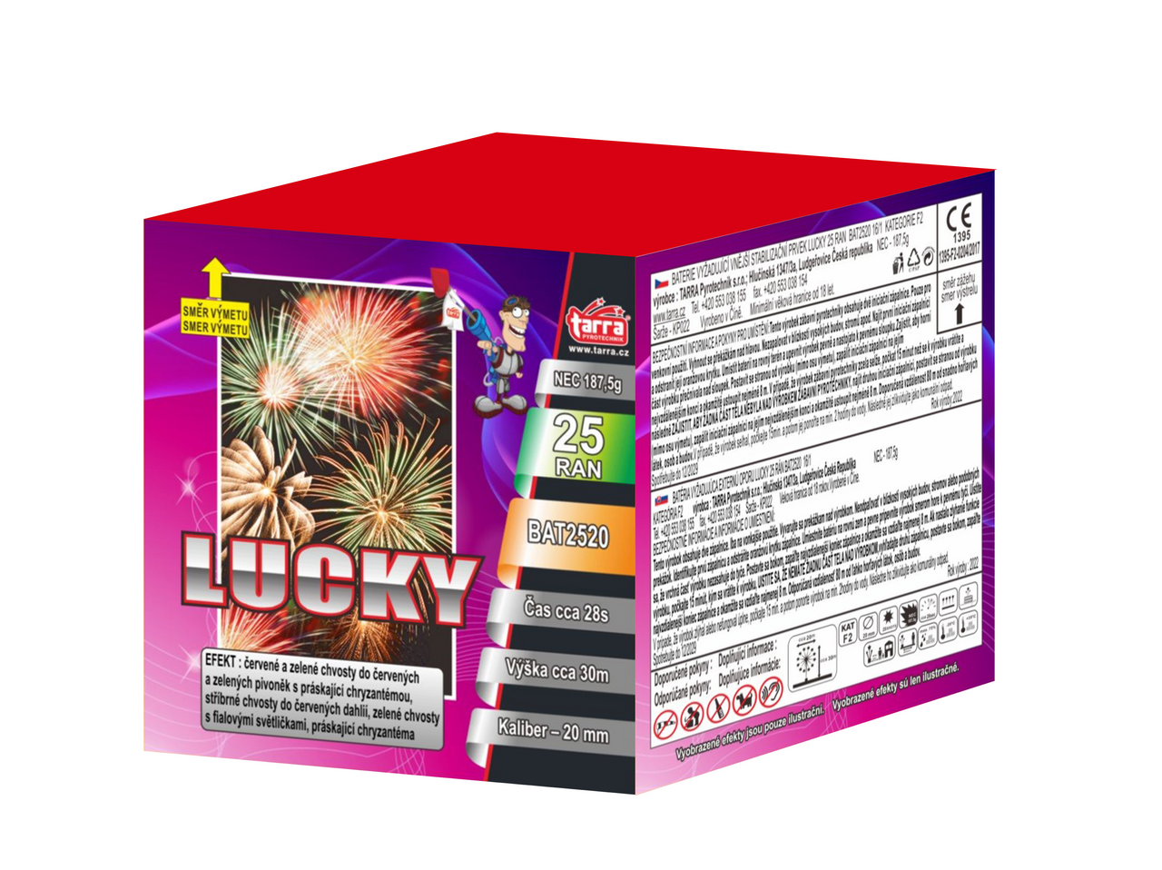 Lucky/ Spider/ Color Light 25 ran baterie výmetnic 1 ks