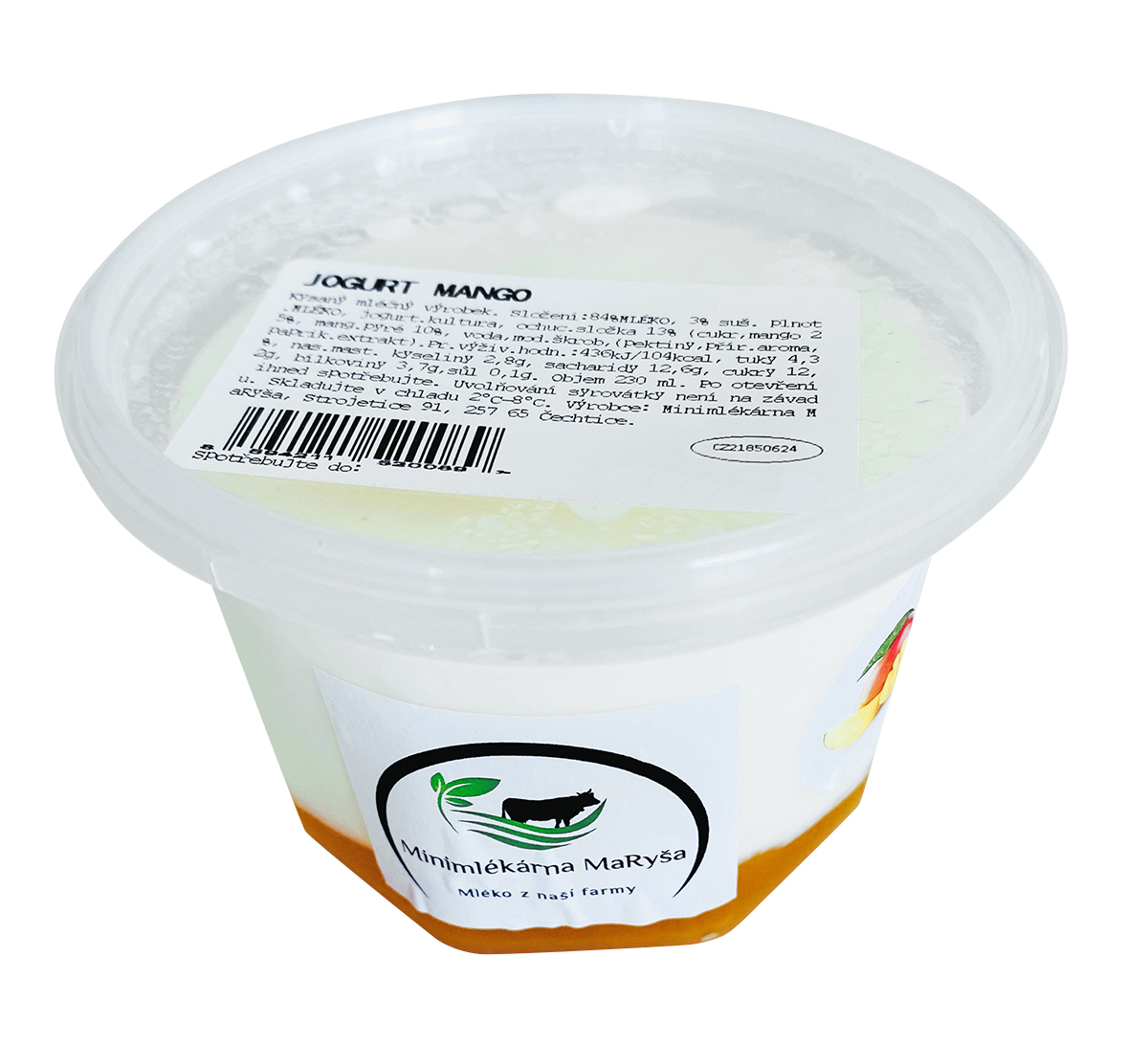 MaRyša Jogurt mango chlaz. 230 ml