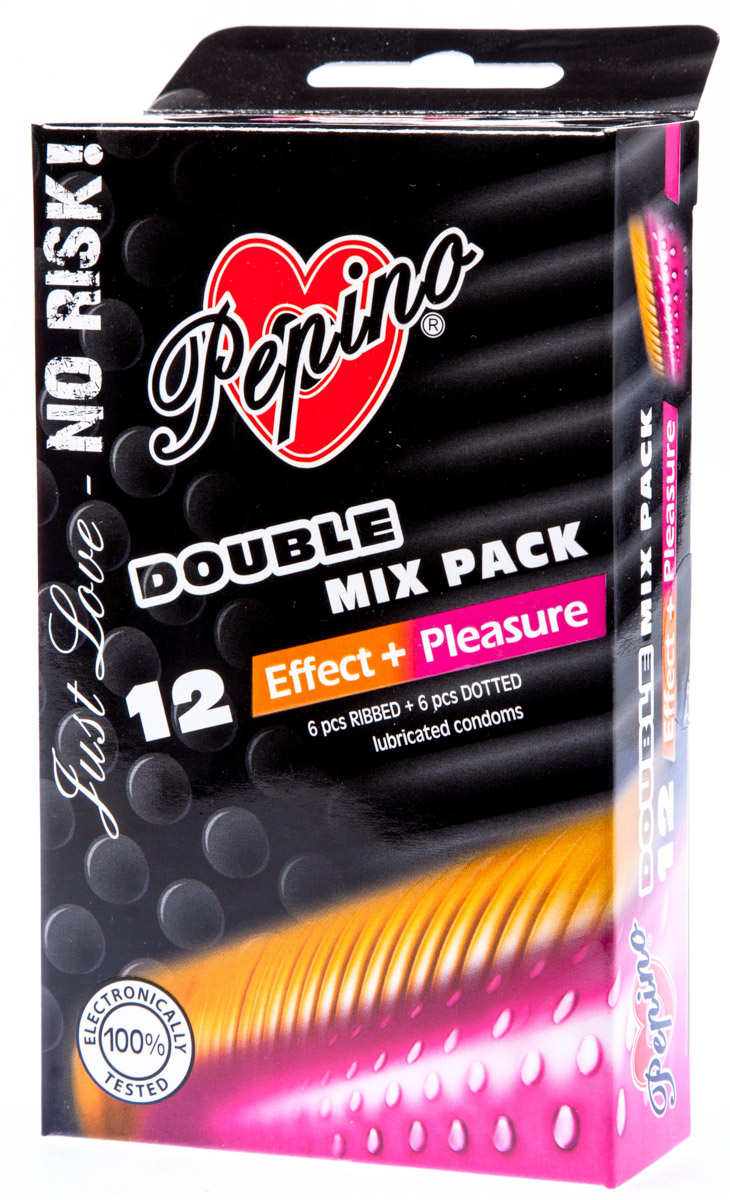 Pepino Double Mix kondomy 12 ks