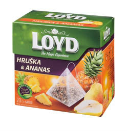 LOYD čaj ananas/hruška pyramidový 20 x 2 g