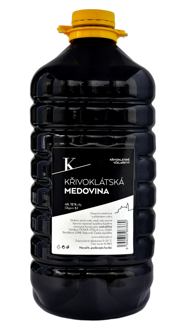 ČESKÁ VČELA Medovina křivoklátská 12% 5 l