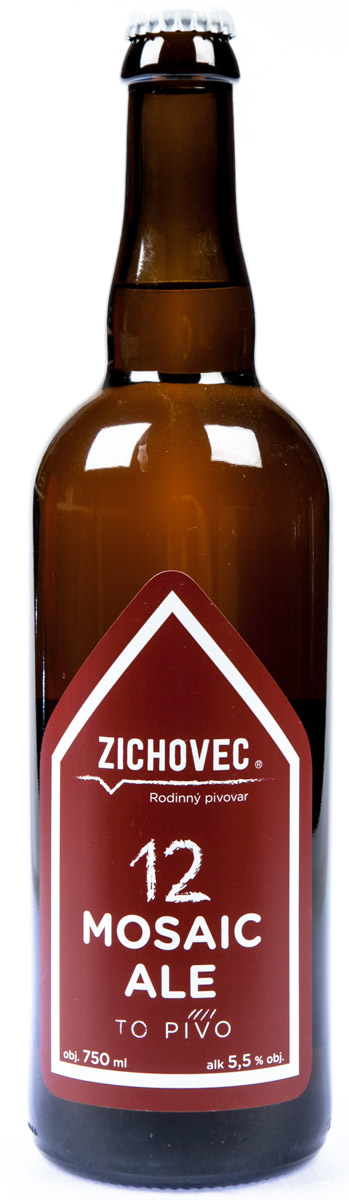 ZICHOVEC Mosaic Ale 12° pivo 750 ml
