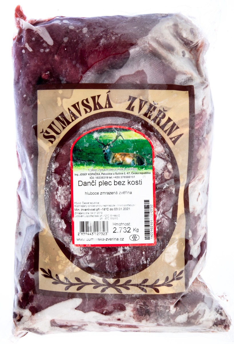 Dančí plec bez kosti mraž. váž. cca 2,5 kg