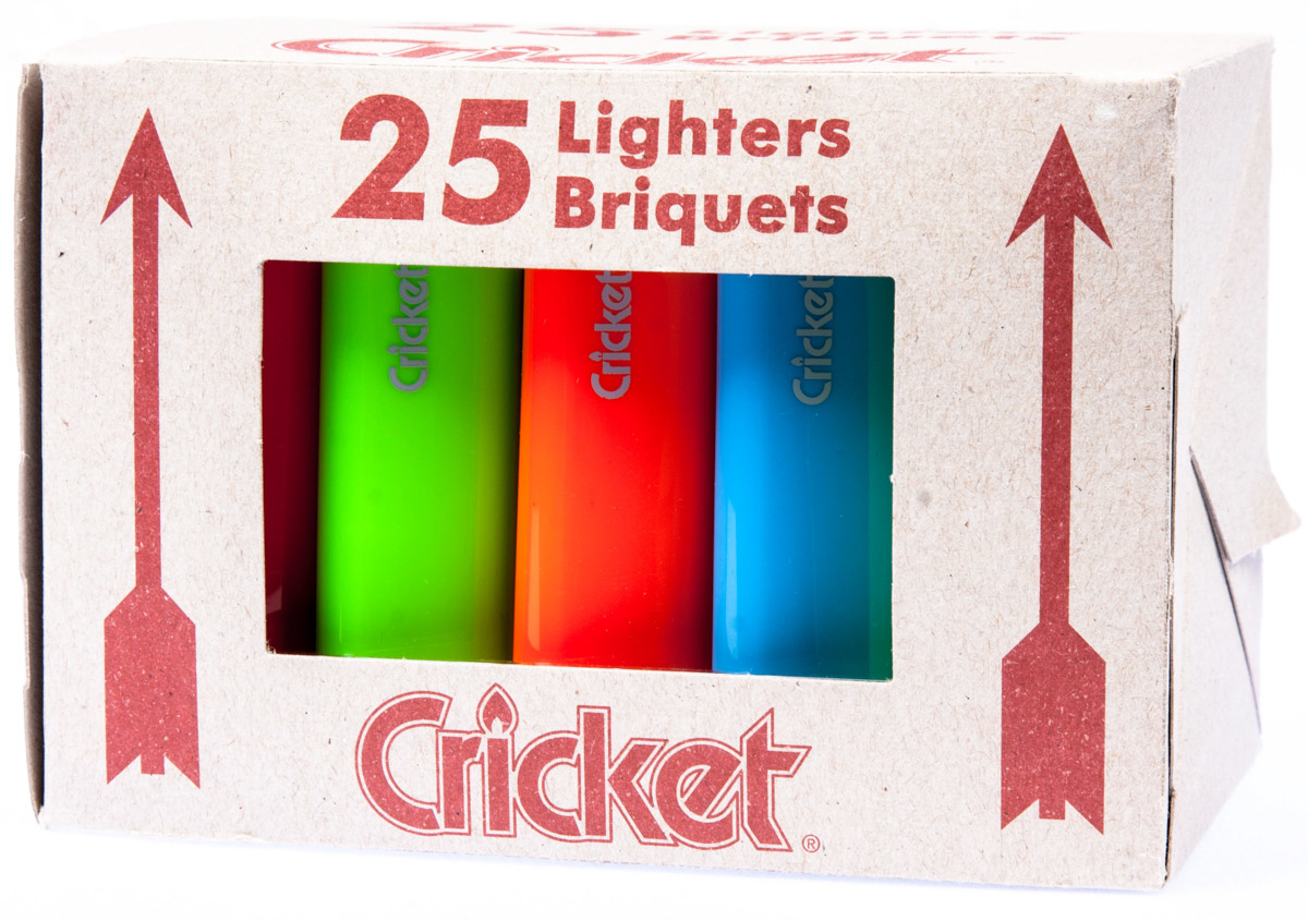 CRICKET Zapalovač Original 25 ks