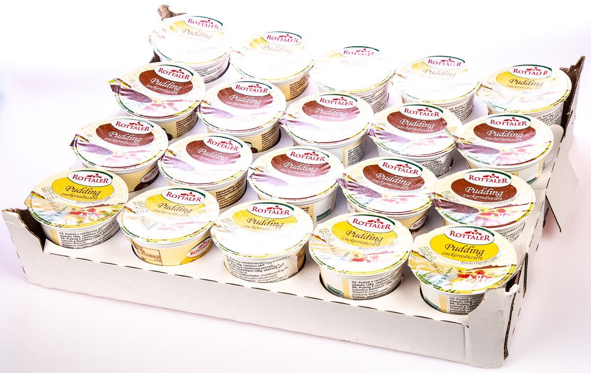 Pudink s náhradními sladidly mix chlaz. 20x125g