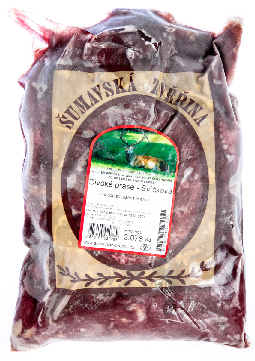 Divočák svíčková mraž. cca 2,3 kg