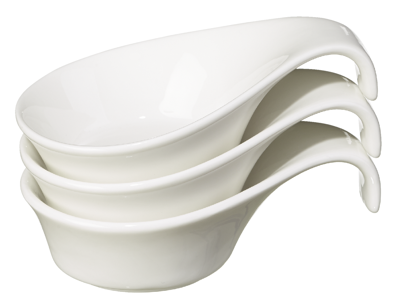METRO PROFESSIONAL Miska Tapas Creamy porcelán 3 ks