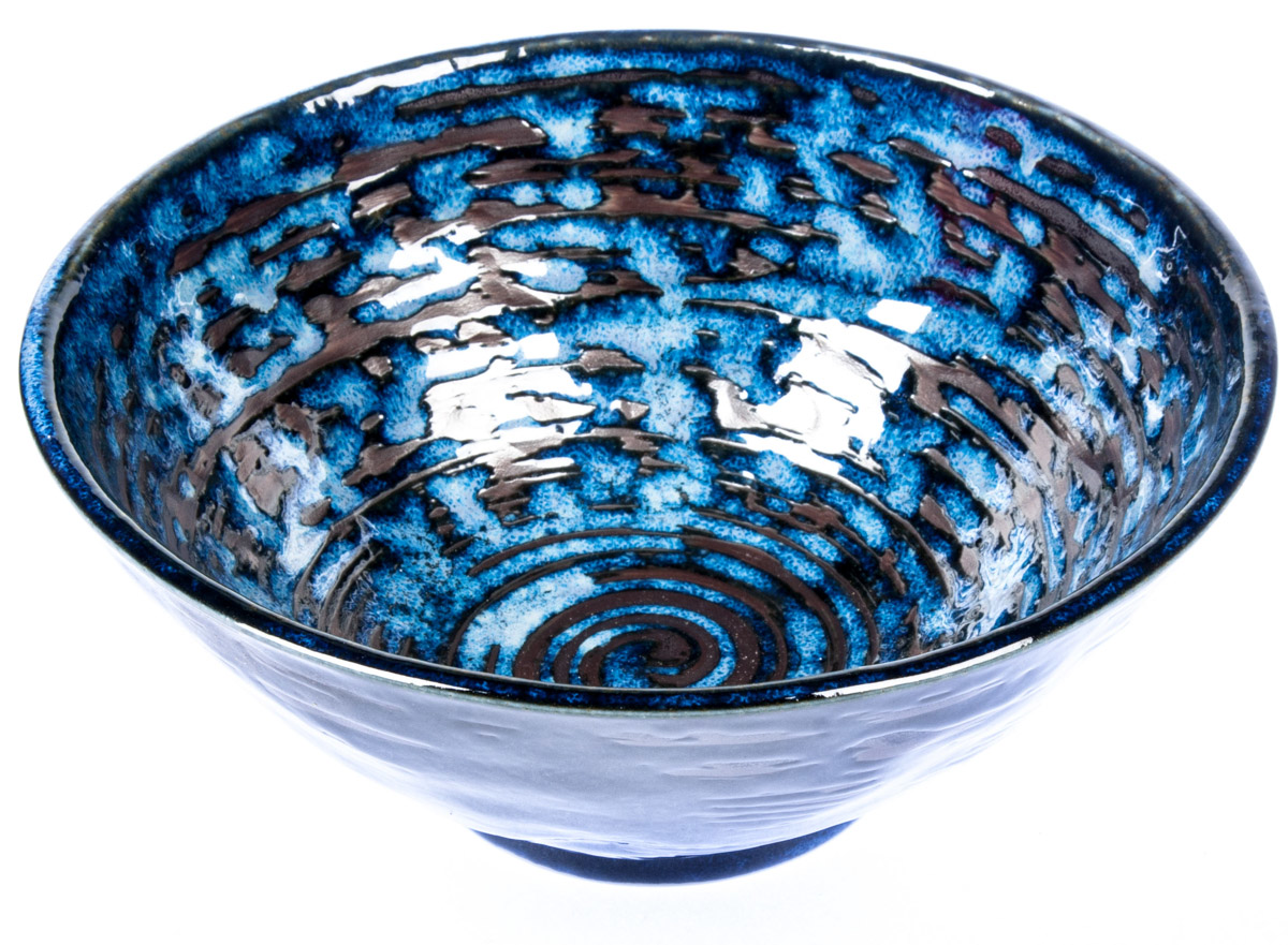 MADE IN JAPAN Mísa Copper Swirl 20 cm C3772 1 ks