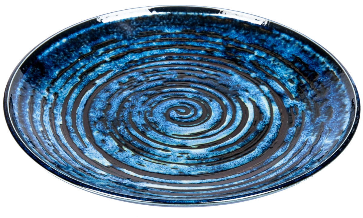 MADE IN JAPAN Talíř Copper Swirl 25 cm C3803 1 ks