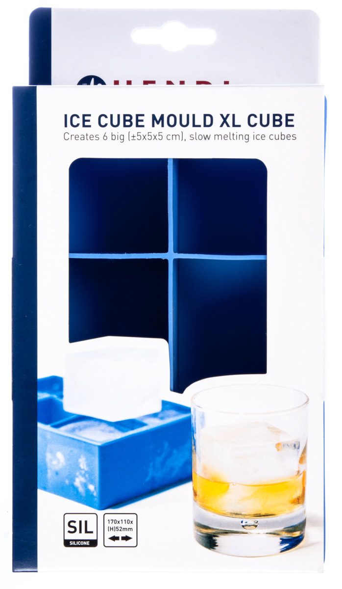 HENDI Tvořítko na led XL 6 kostek silikonové 1 ks