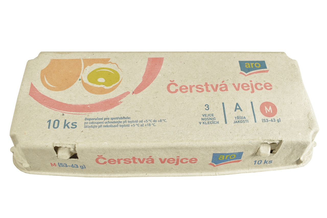 Vejce balená vel. M chlaz. 10 ks