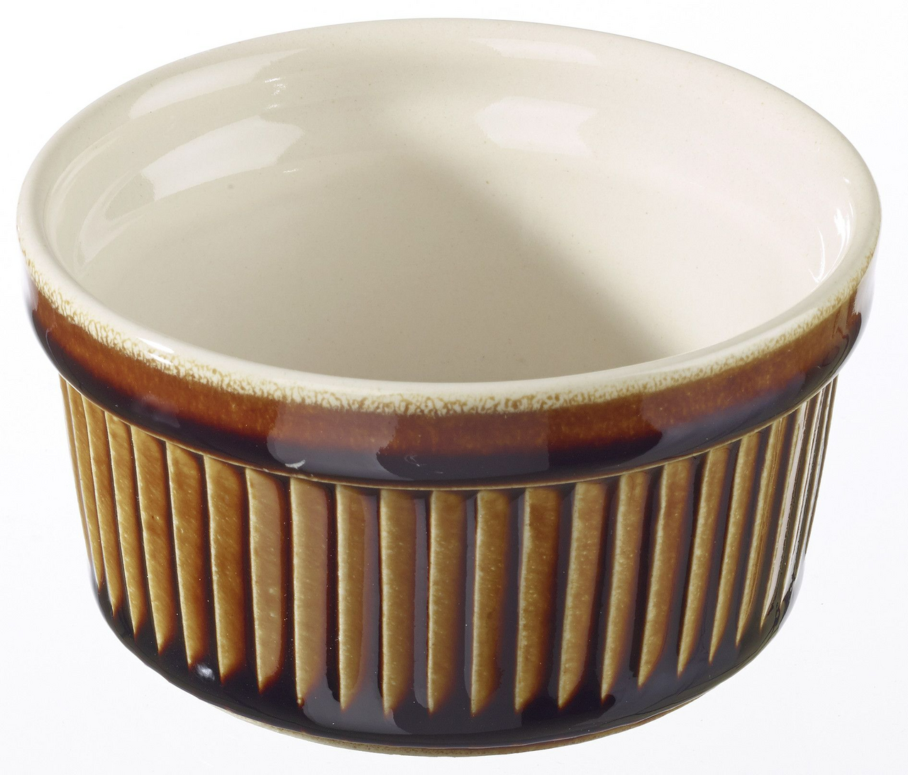 METRO PROFESSIONAL Miska 9 cm kamenina hnědá 6 ks