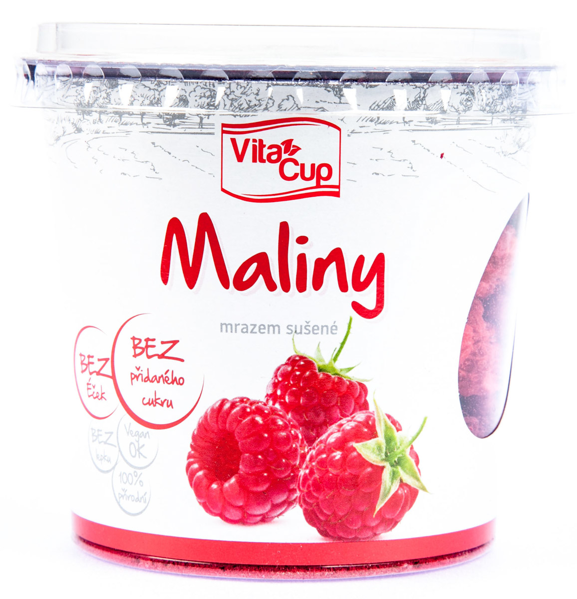VitaCup Maliny lyofilizované DE 30 g