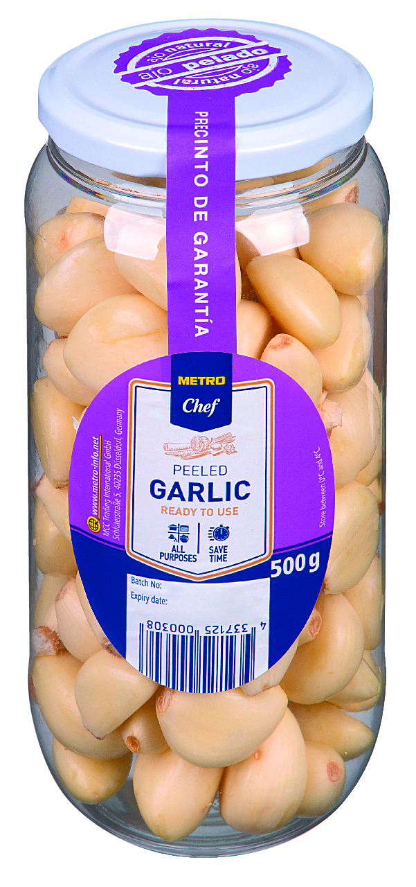 METRO Chef Česnek červený loupaný chlaz. 500 g