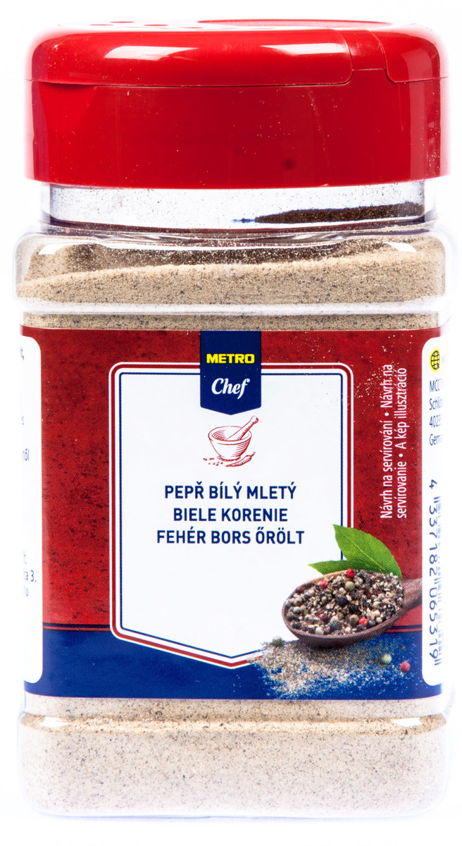 METRO Chef Pepř bílý mletý 180 g