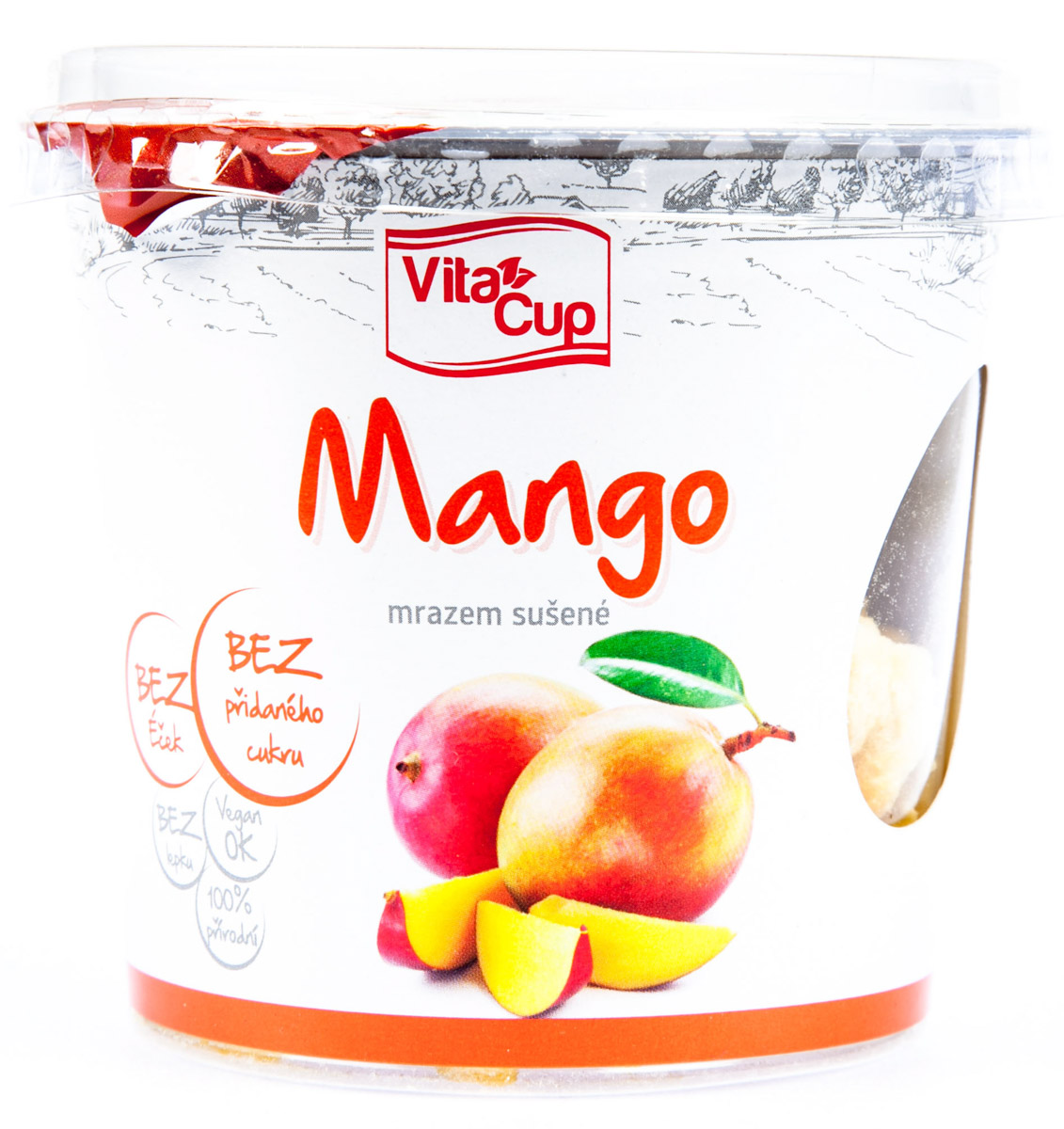 VitaCup Ovoce Lyofilizované mango 30 g