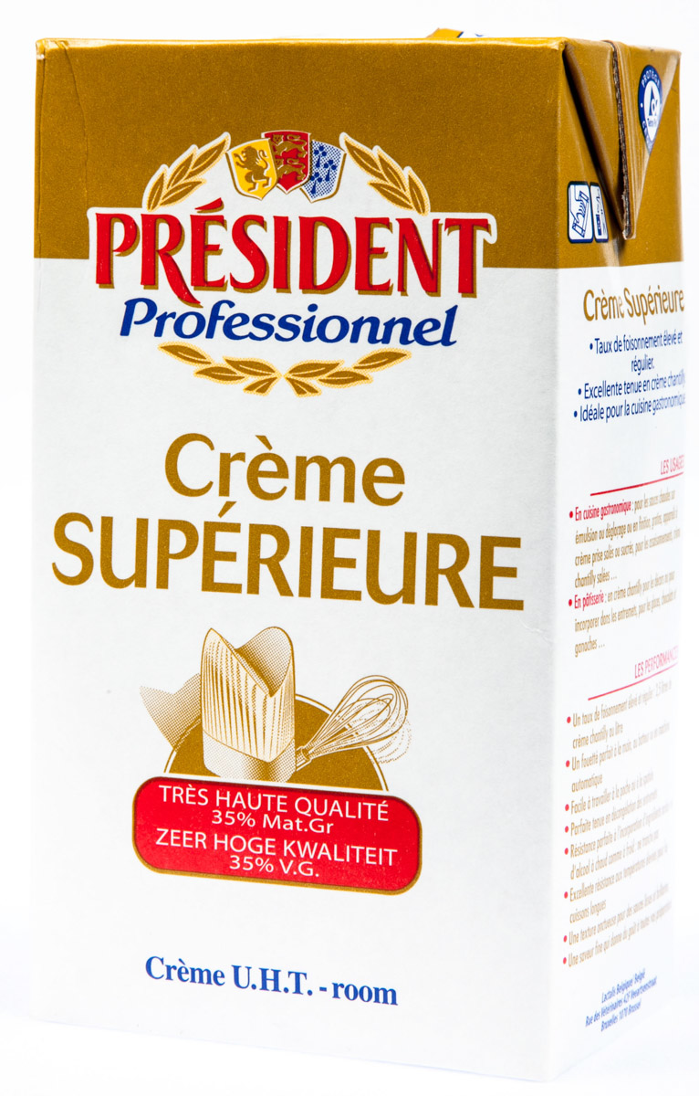 PRÉSIDENT Smetana trvanlivá 35 % 1 l