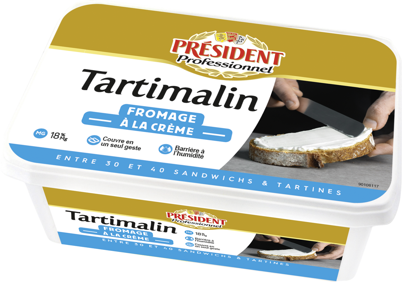 PRÉSIDENT Professionnel Tartimalin sýr smetanový chlaz. 1 kg