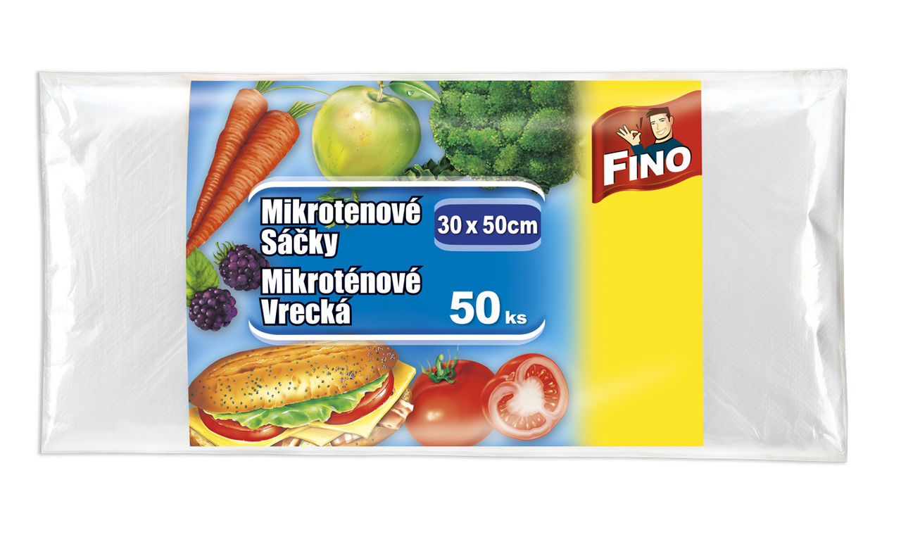 FINO Sáčky mikrotenové 30 x 45 cm 50 ks