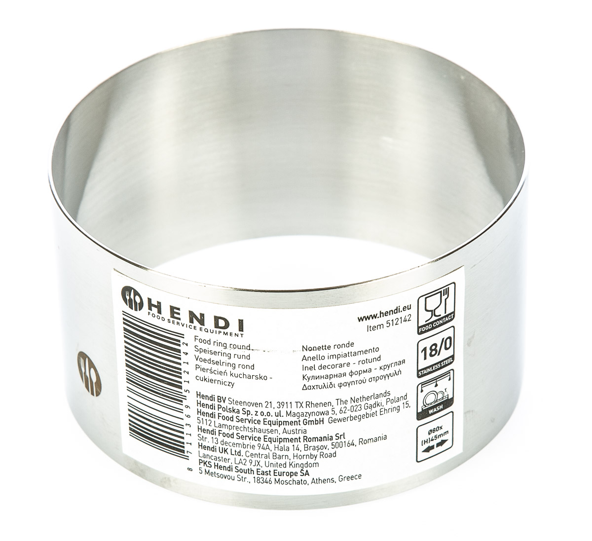 HENDI Kruh tvarovací 8 cm 1 ks