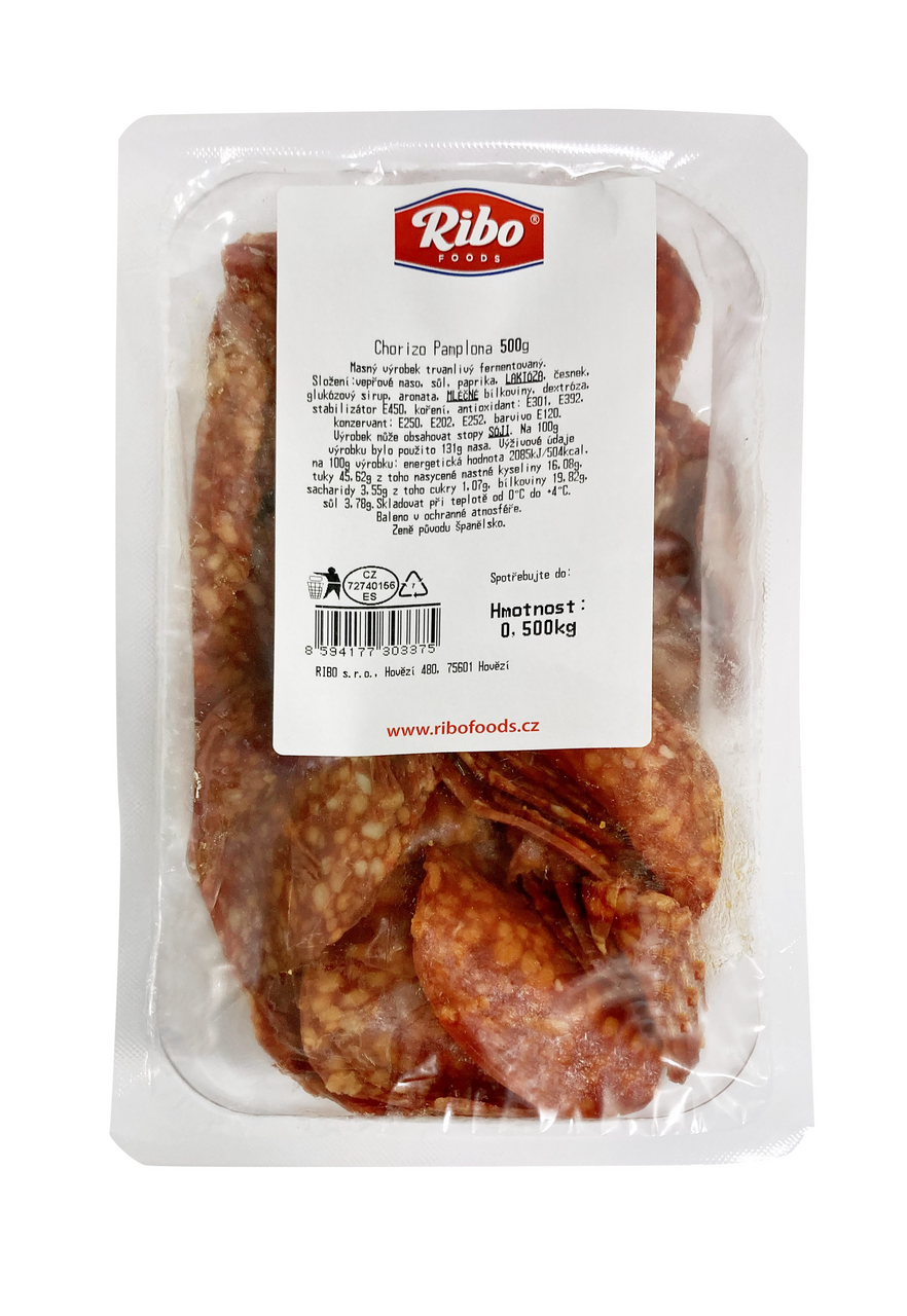 RIBO Chorizo Pamplona chlaz. 500 g