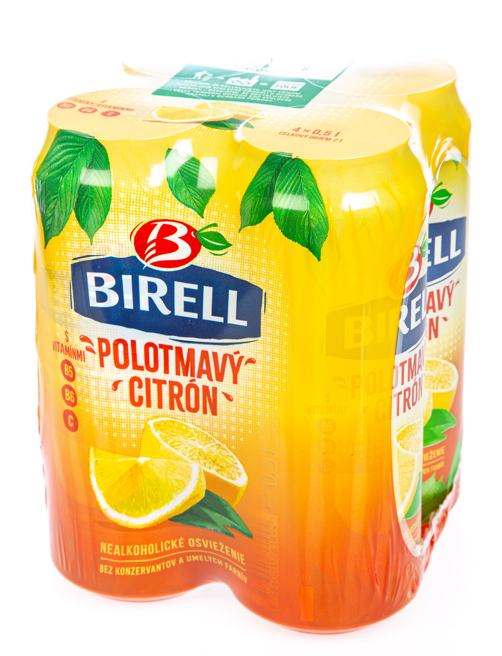 BIRELL Citron polotmavý nealkoholické pivo 500 ml plech