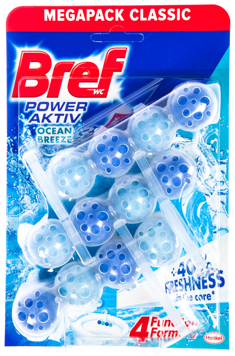 Bref Power Aktiv Ocean wc blok 3 x 50 g