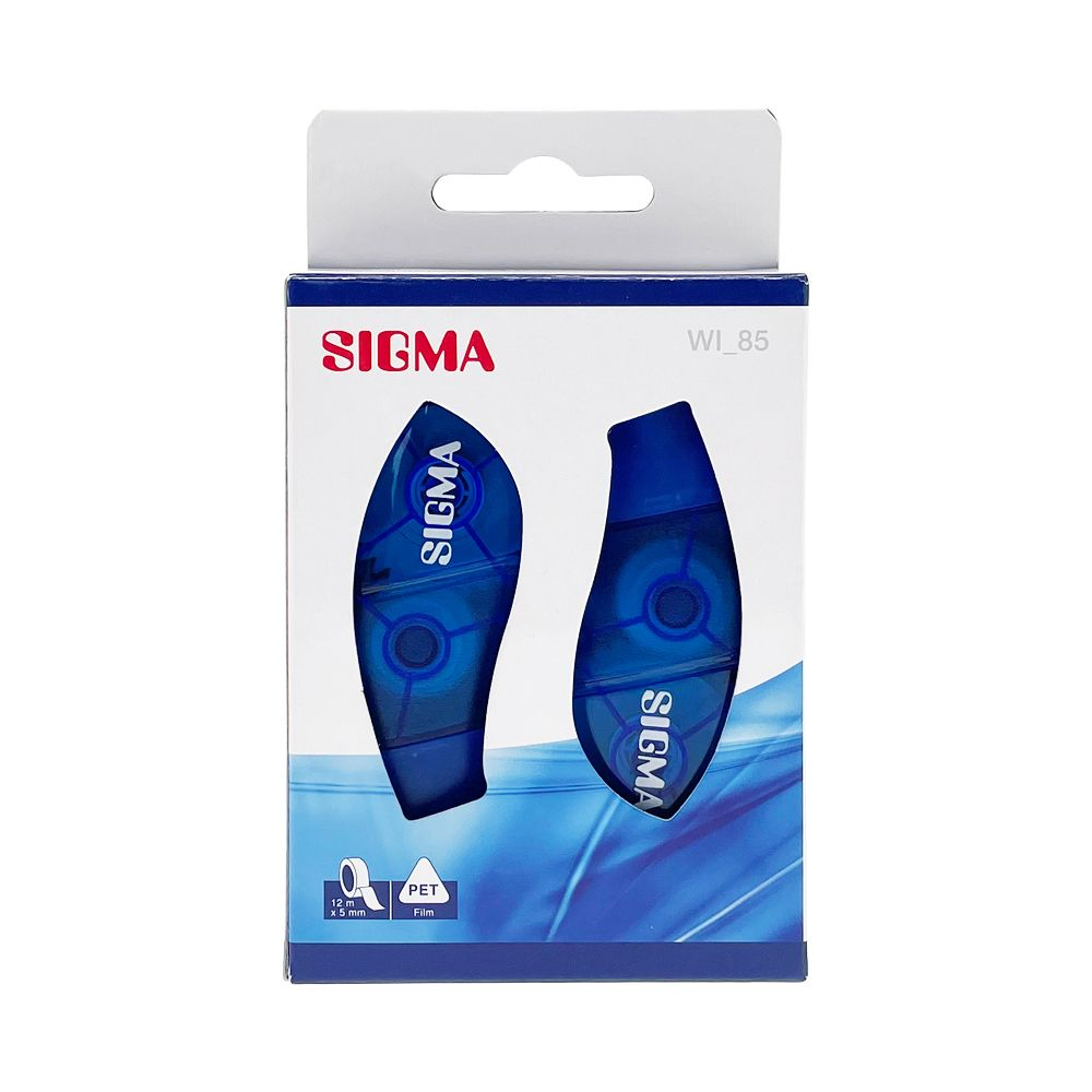 SIGMA Korekční páska 5 mm x 12 m 2 ks