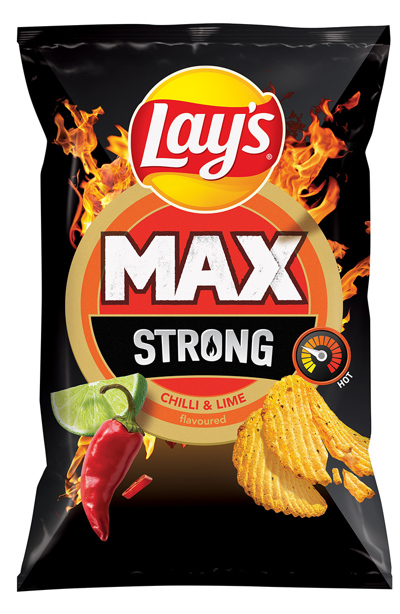 Lay's Strong Chilli Lime chipsy 14 x 55 g
