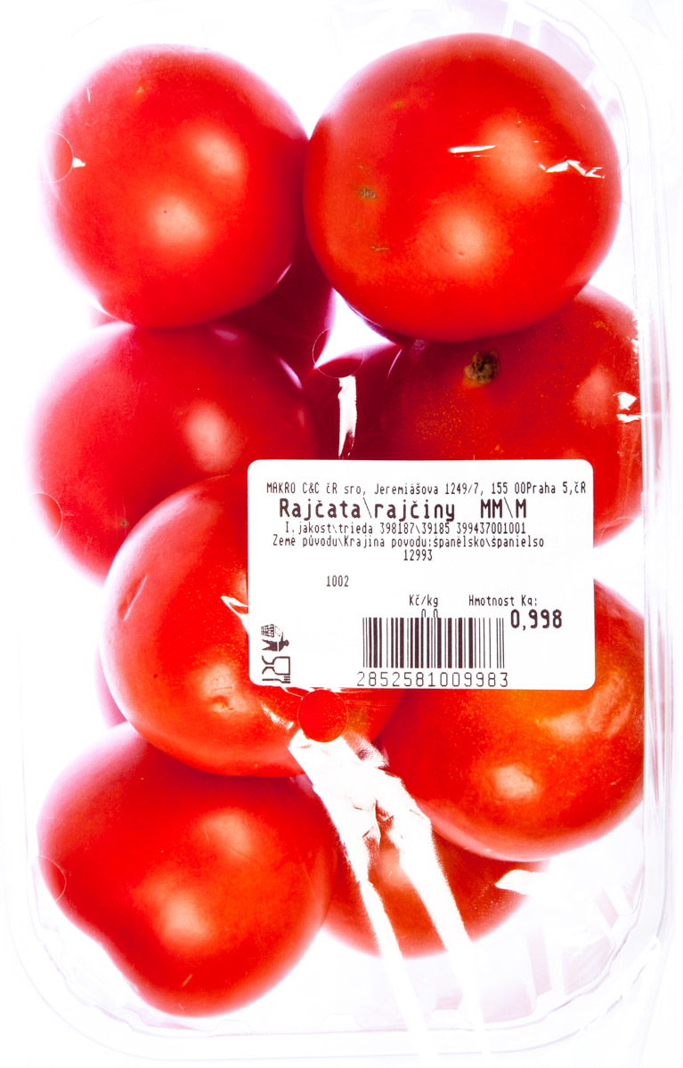 Rajčata červená MM/M 47+ I. čerstvá váž. cca 1 kg