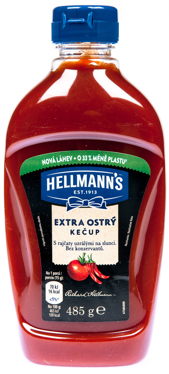 HELLMANN'S Kečup ostrý 485 g