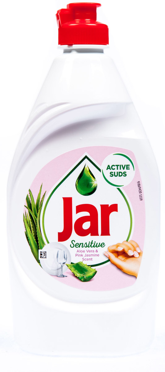 Jar Tekutý prostředek na mytí nádobí Aloe&Pink 450 ml