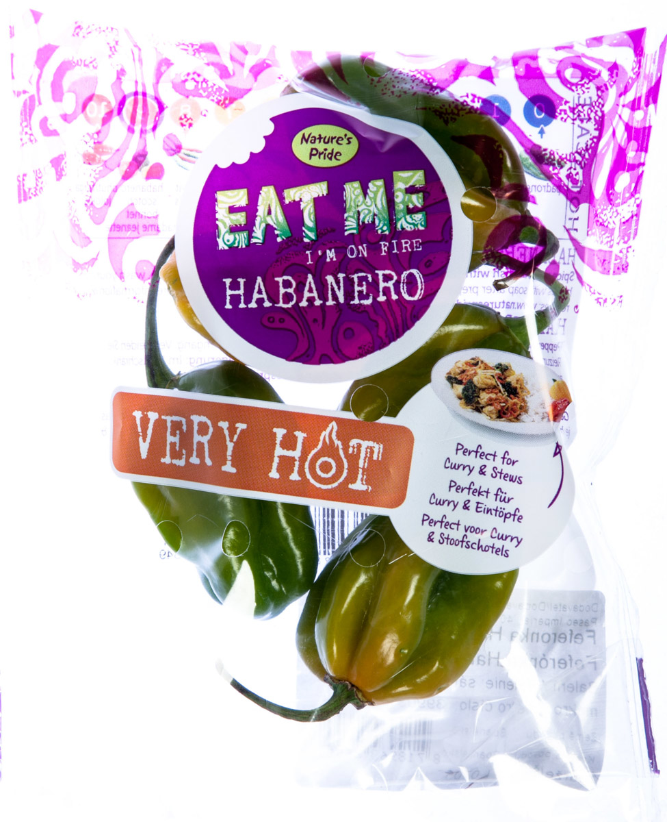 Feferonka Habanero zelená čerstvá 50 g sáček