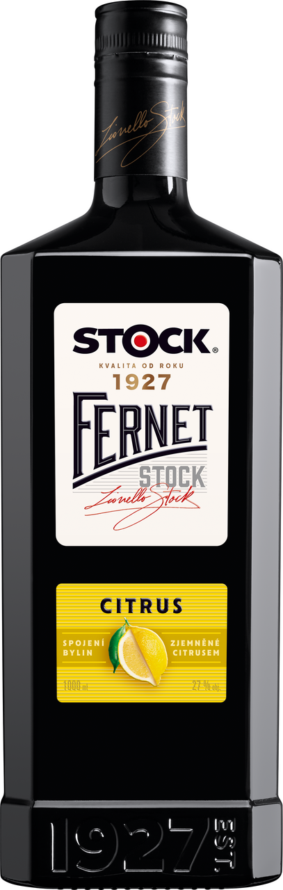 FERNET STOCK Citrus 27% 9 x 1 l