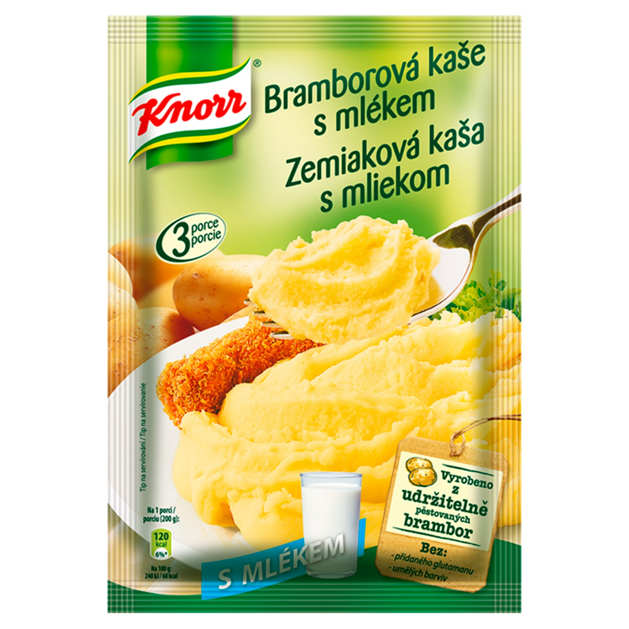 Knorr Bramborová kaše s mlékem 95 g