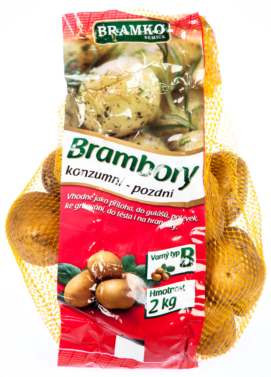 Brambory prané žluté A 40/60 SK čerstvé 2 kg sáček