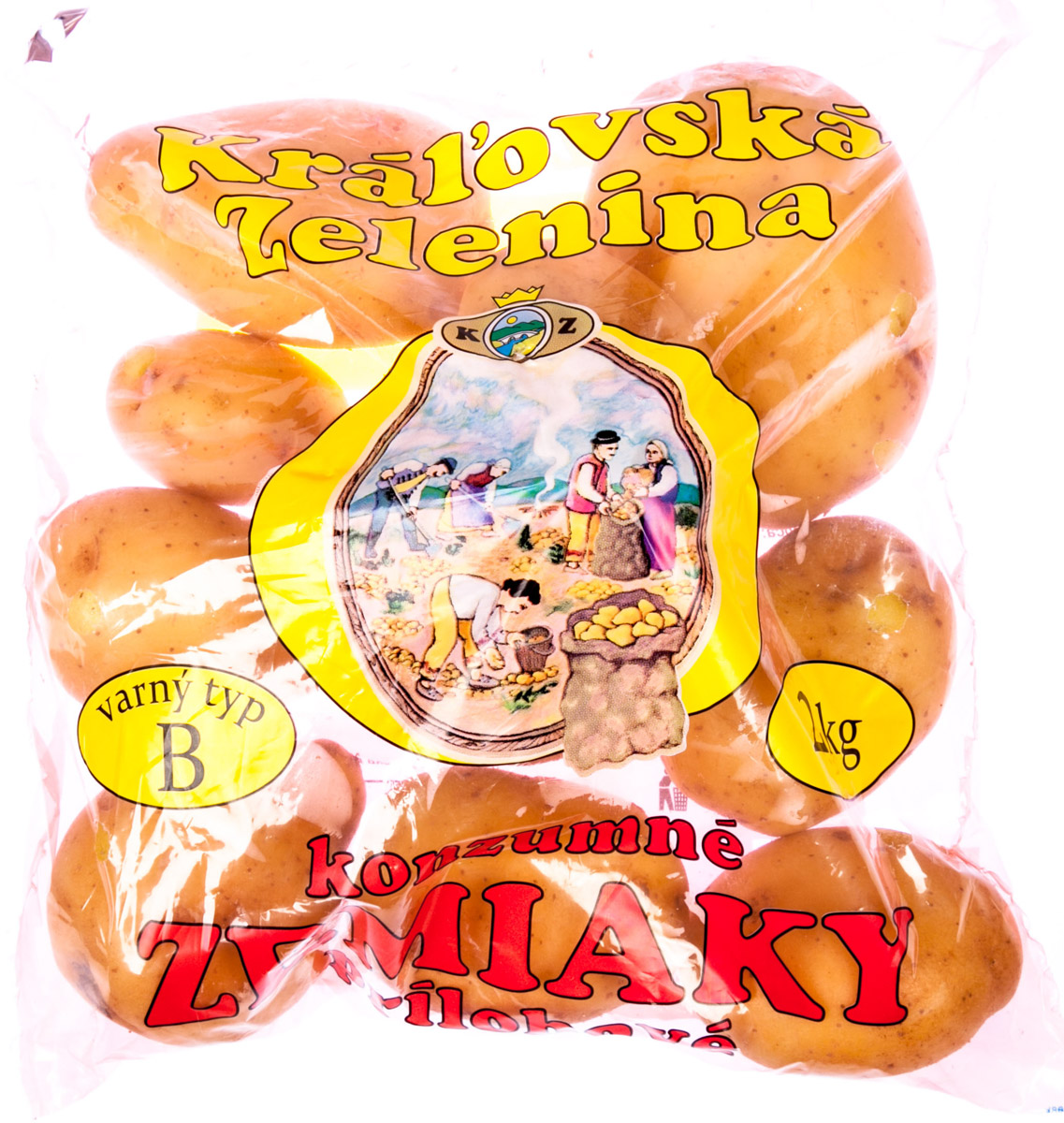 Brambory prané B 40/60 SK čerstvé 2 kg