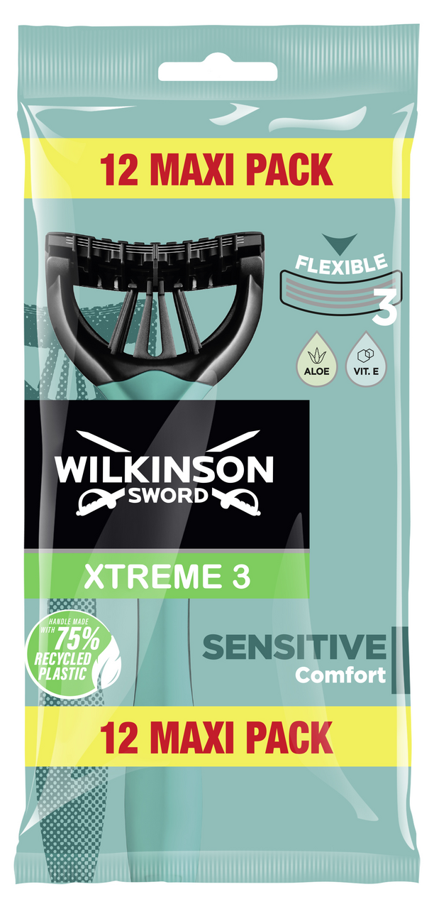 WILKINSON Sword Xtreme 3 Pure Sensitive pánské holítko jednoráz. 12 ks