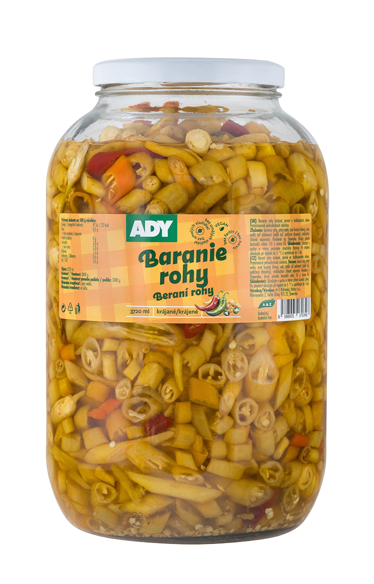 ADY Pizza beraní rohy krájené 3,4 kg