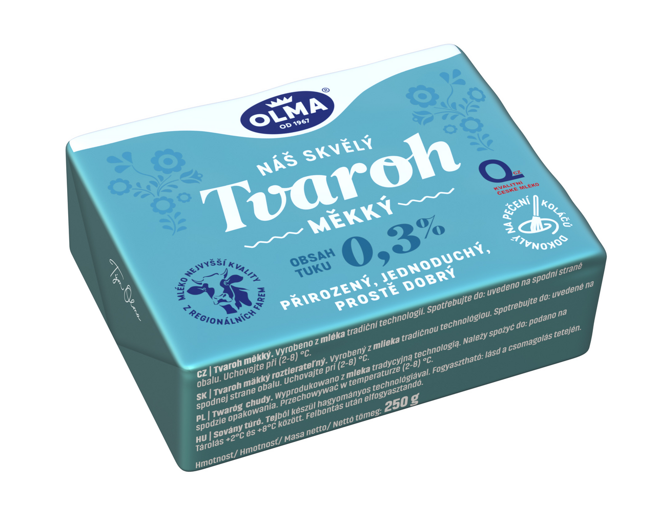 OLMA Tvaroh měkký tradiční chlaz. 250 g