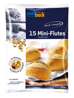 COOLBACK Bagetky chlebové mraž. 15 x 50 g