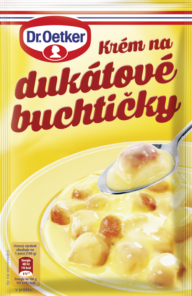 Dr. Oetker Krém na dukátové buchtičky 25 x 30 g