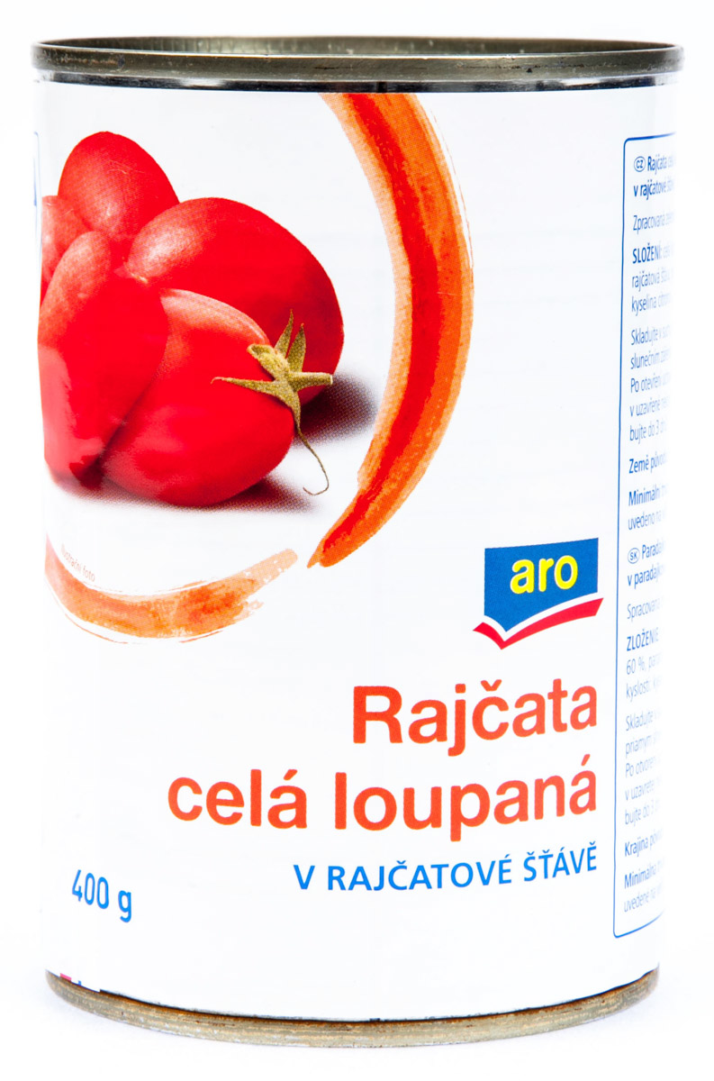 aro Rajčata celá loupaná 6 x 400 g