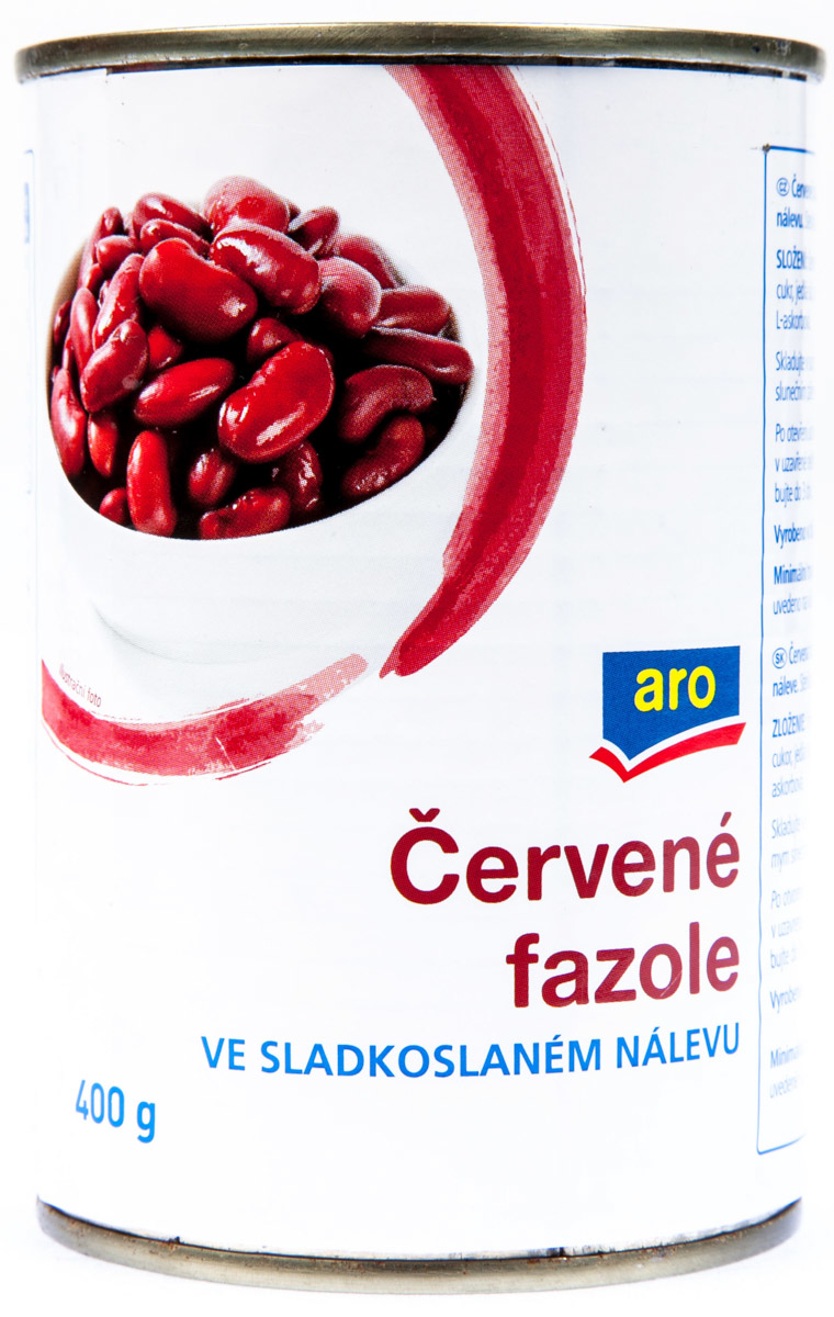 aro Fazole červené ve sladkoslaném nálevu 6 x 400 g