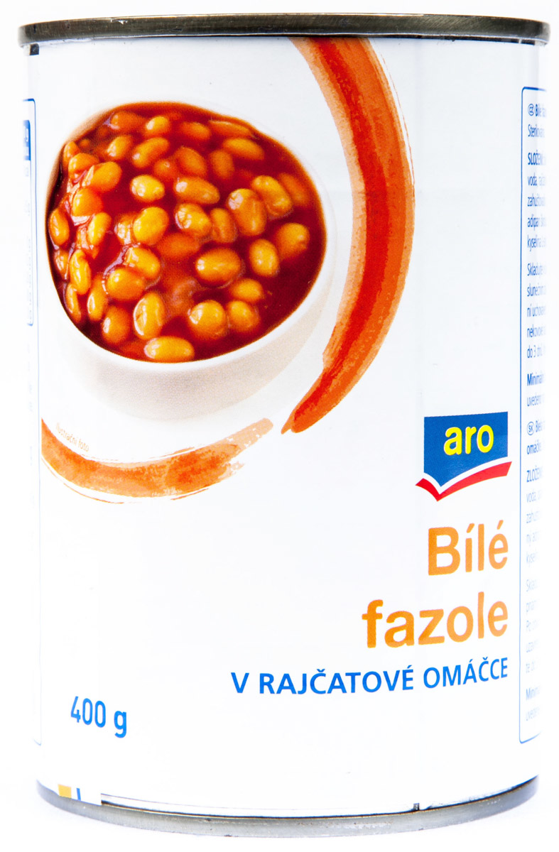 aro Fazole bílé v rajčatové omáčce 6 x 400 g