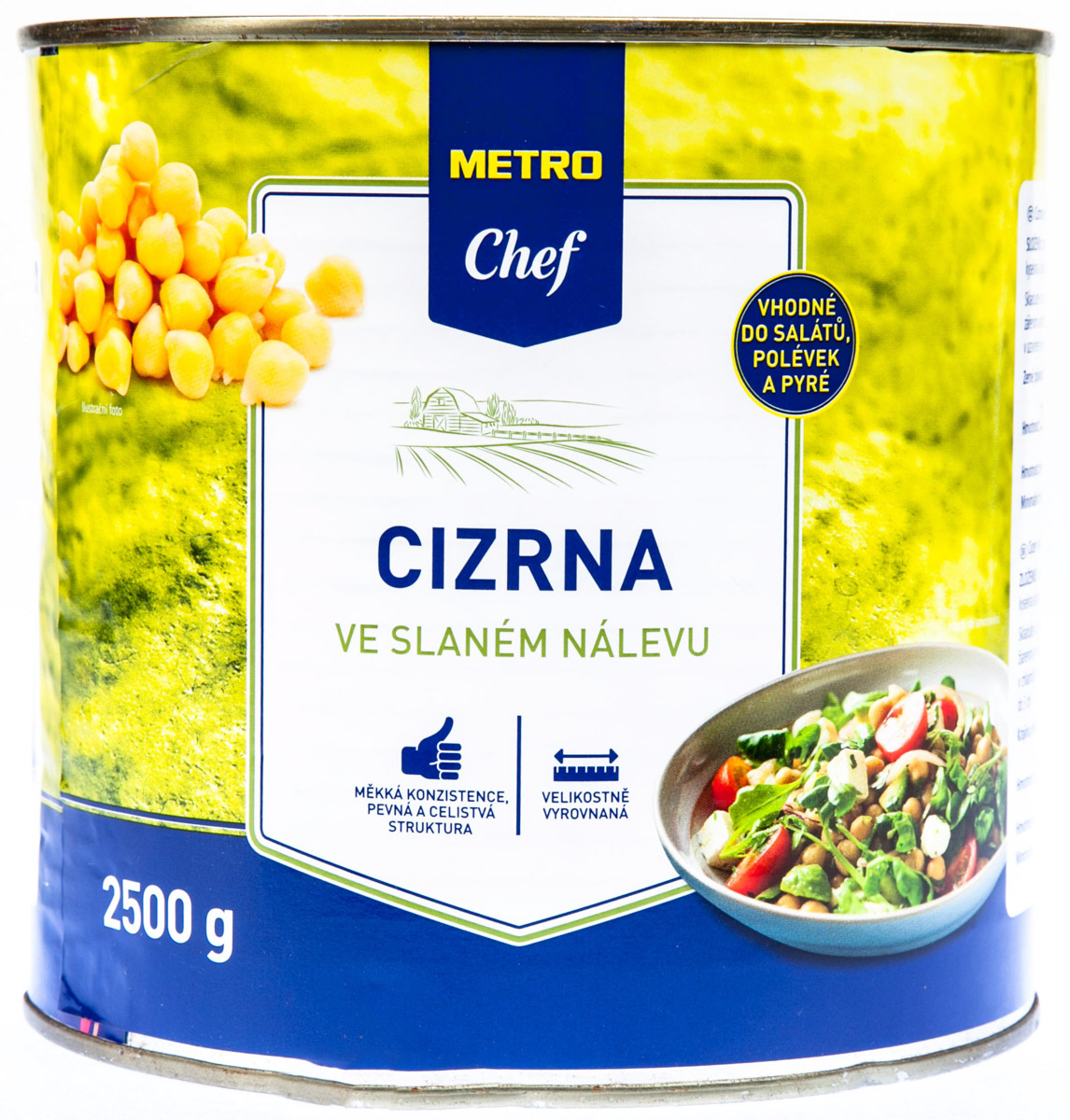 METRO Chef Cizrna ve slaném nálevu 2500 g