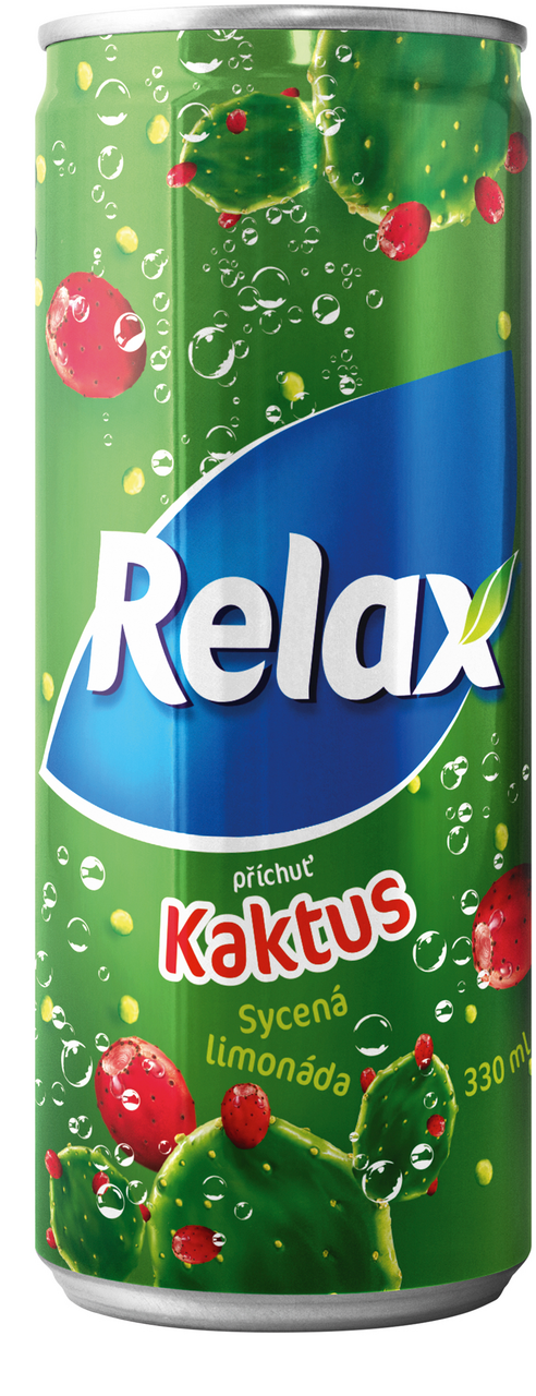 Relax Kaktus nápoj 12 x 330 ml plech